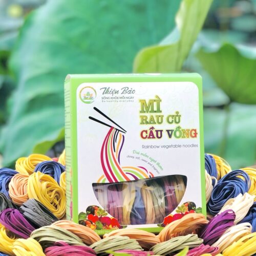 Mì sợi rau củ cầu vồng – Đệ nhất mì ăn kiêng