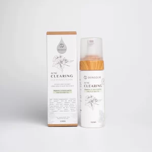 Sữa rửa mặt tạo bọt giảm viêm, ngăn ngừa mụn từ Diếp Cá & Ngải Cứu 150ml - Acne Clearing Cleansing Foam