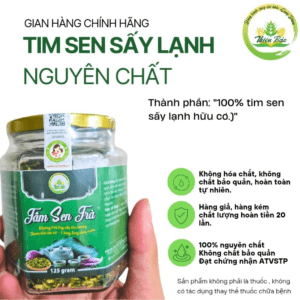 Trà Tâm Sen - Sấy Lạnh Cao Cấp - Thiện Bảo - Hũ 125gram