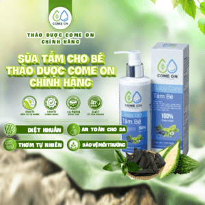 Nước tắm thảo dược an toàn cho da bé