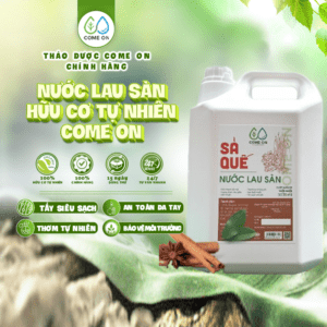 Nước rửa chén hữu cơ tinh chất Sả Quế làm sạch bát đĩa và bảo vệ da tay