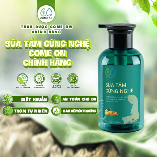 Sữa Tắm Gừng Nghệ Tươi