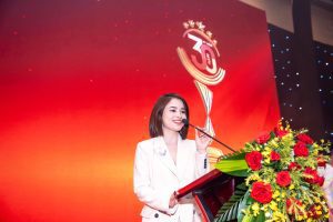 Hà Mi phát biểu trong sự kiện ngoại giao 30 năm giữa VIỆT NAM - HÀN QUỐC.