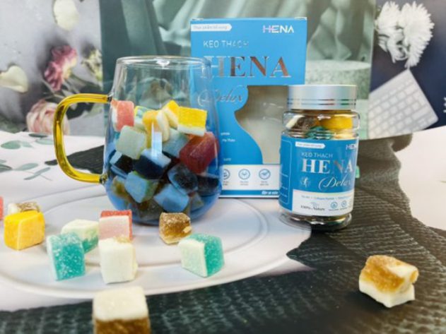 Combo Kẹo Thạch Hena Detox + Hena Slim
